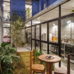 jardin casa con bloques